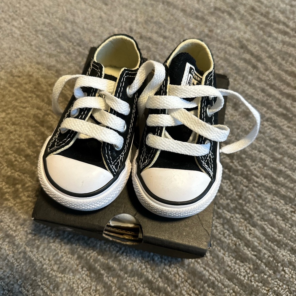 Converse Kids Sneakers in Black and White